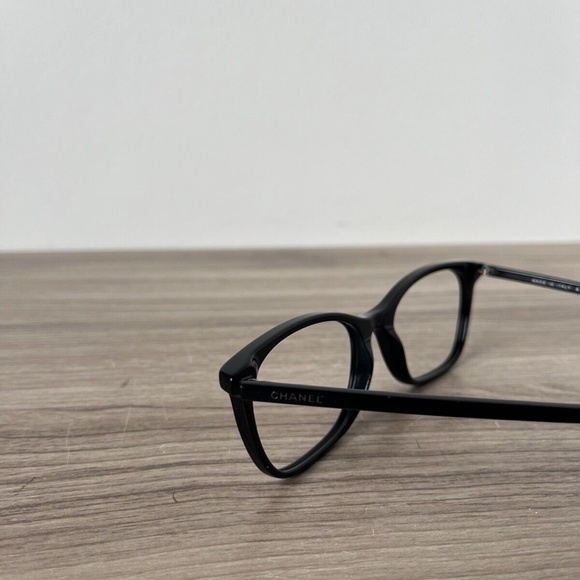 Chanel Eyeglasses Frames Only Black CH3414 c.501 52/17/140 Italy Women's❤️ - Picture 11 of 14